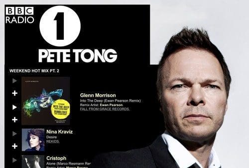 Glenn Morrison - Into The Deep (Ewan Pearson Remix) on BBC Radio 1